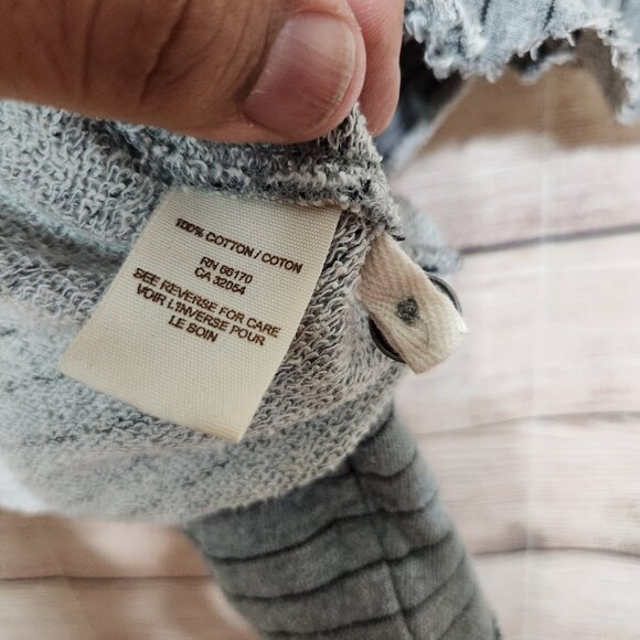 Free People WE THE FREE ANTHROPOLOGIE Stripe Ebb and Flow Jacket Size M Zipper - Picture 11 of 15